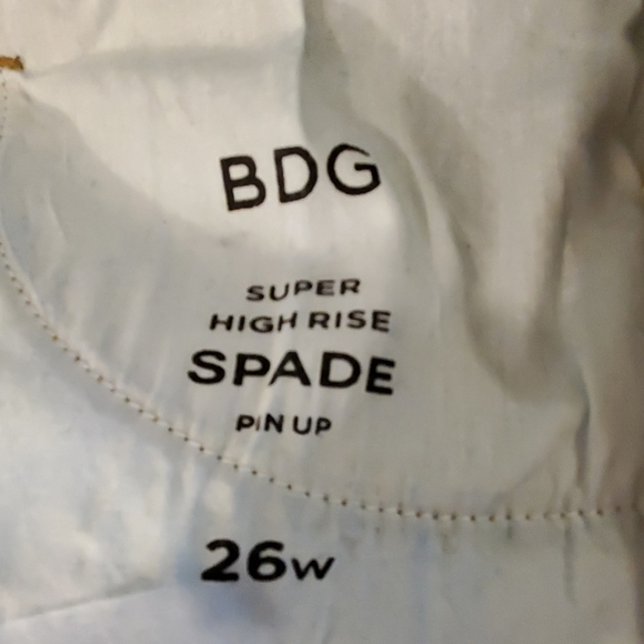 BDG super high waisted spade pin up shorts 26 - Picture 3 of 7